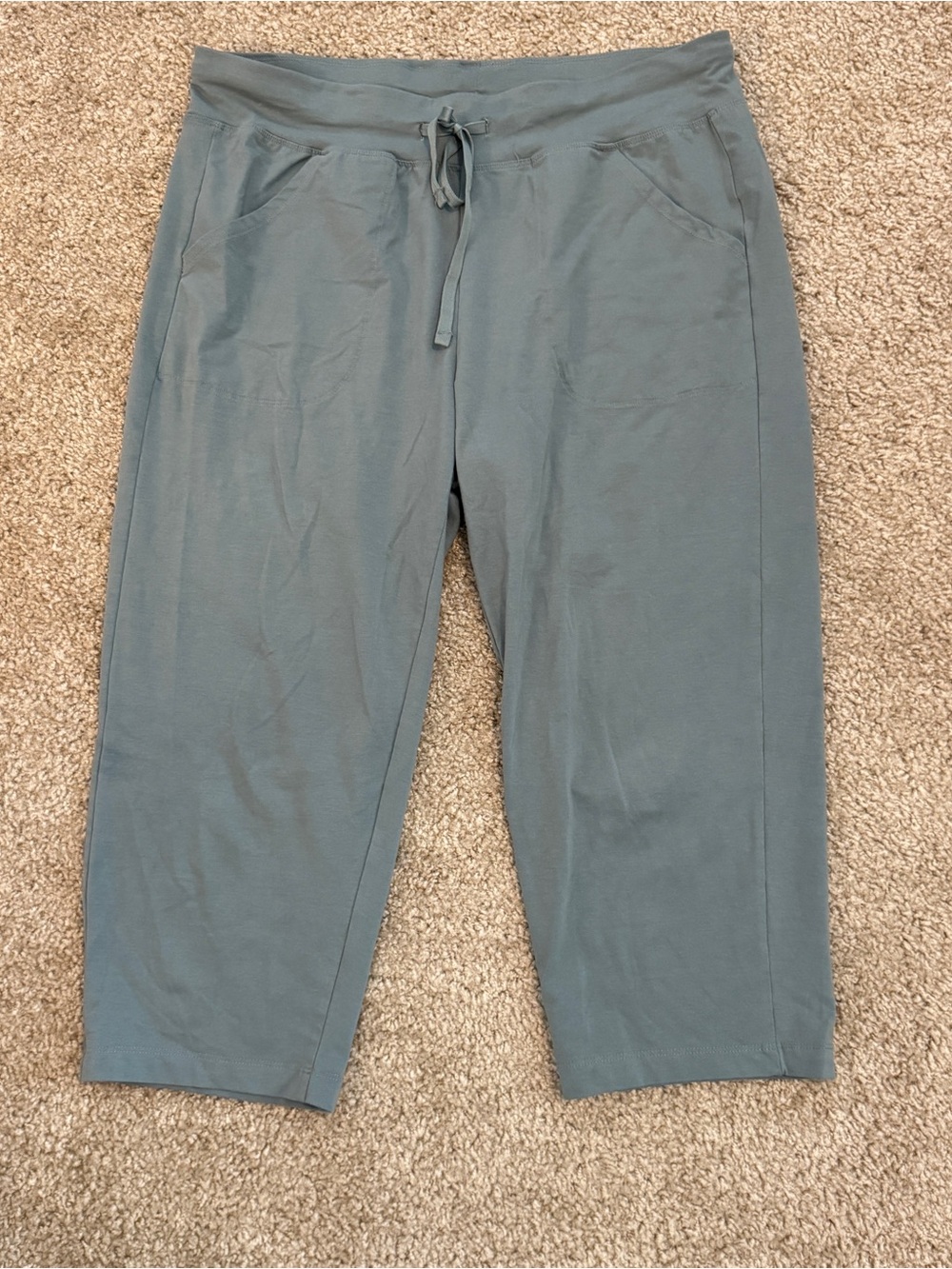 Gray Athletic Works capri pants, size L